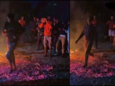 अंबिकापुर की अनोखी होली: होलिका दहन के बाद दहकते अंगारों पर चलते हैं ग्रामीण, नहीं पड़ते छाले