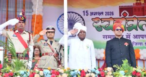 जिले में हर्षाेल्लास के साथ मनाया गया 80वां स्वतंत्रता दिवस…मुख्य अतिथि, कलेक्टर और एसपी ने जिले के नागरिकों को दी स्वतंत्रता दिवस की बधाई एवं शुभकामनाएं…