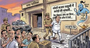 मवेशी बाजार वसूली में करोड़ों की धांधली…फिर निकला जांच का जिन्न…पुलिस जाँच में आई तेजी…CMO सहित कई सफेदपोश हो सकते हैं सलाखों के पीछे…नगर पालिका में बढ़ी हलचल…चेहरे में डर और शिकन…