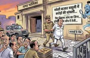 मवेशी बाजार वसूली में करोड़ों की धांधली…फिर निकला जांच का जिन्न…पुलिस जाँच में आई तेजी…CMO सहित कई सफेदपोश हो सकते हैं सलाखों के पीछे…नगर पालिका में बढ़ी हलचल…चेहरे में डर और शिकन…