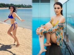 Radhika Madan का बोल्ड बीच लुक वायरल, ब्लू बिकिनी में दिखीं बेहद ग्लैमरस