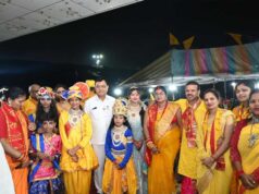 कृष्ण जन्माष्टमी पर सर्व यादव समाज की भव्य शोभायात्रा में शामिल हुए कैबिनेट मंत्री लखन लाल देवांगन